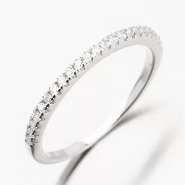 Dva strieborné prstene so zirkónmi GST-11515