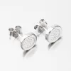 Strieborné náušnice kôstky so zirkónom UPST-121187