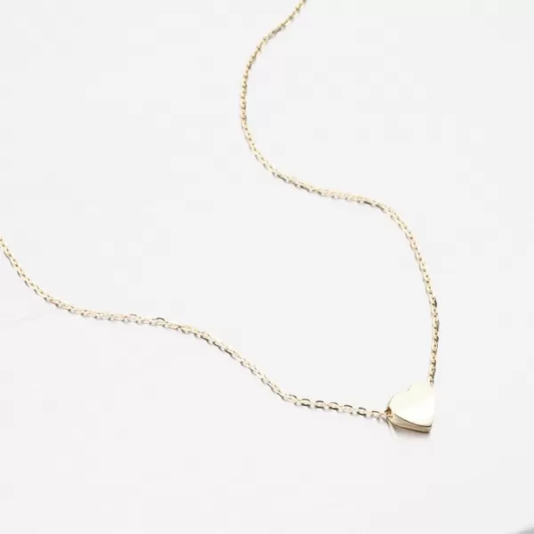 Zlatý náhrdelník so srdcom 144p-150668