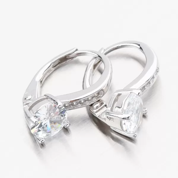 Strieborné náušnice so zirkónmi PKL-2278