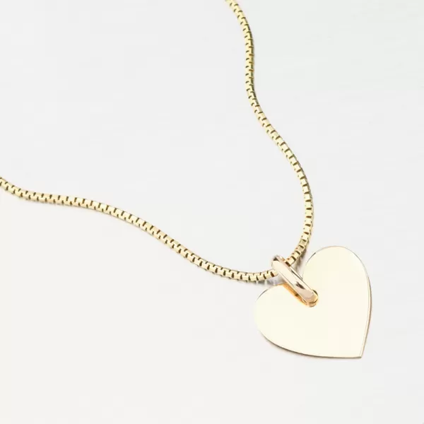 Zlatý prívesok srdca GCA13-005