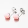 Strieborné náušnice kôstky s ružovým opálom UPST-121737-6