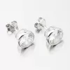 Strieborné náušnice kôstky so zirkónom UPST-122448