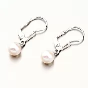 Dámske náušnice biele zlato 585 perál 52GZ-3016B-KL