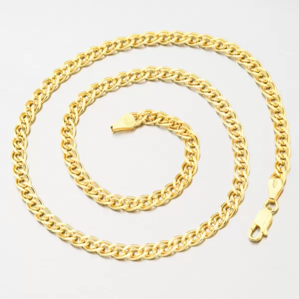 Strieborná pozlátená retiazka Grand CHRS-NONNA-080-AU