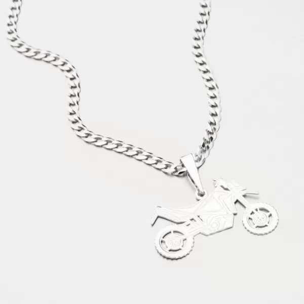 Strieborný prívesok motorka PAMŠ-130414-Ag