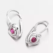 Zlaté náušnice so zirkónmi 52 dn-2752bkč