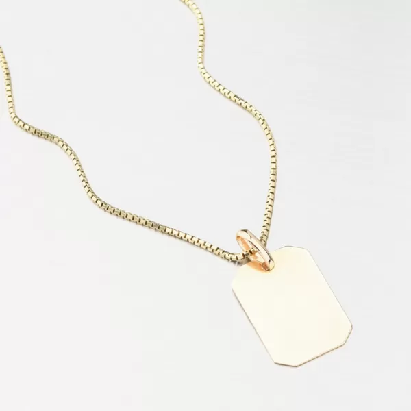 Prívesok tanier - zlato 585 GCA13-006