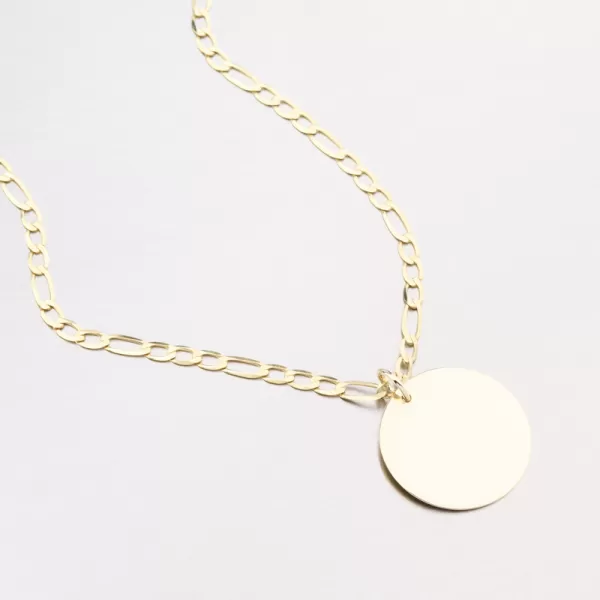 Zlatý okrúhly prívesok 53p-373-zl