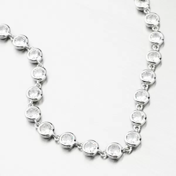 Strieborný náramok so zirkónmi PKL-4014