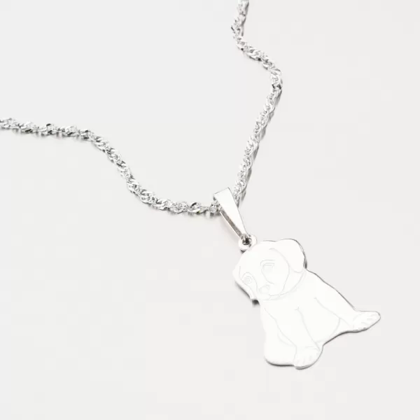 Strieborný prívesok pes PAMŠ-130446-Ag