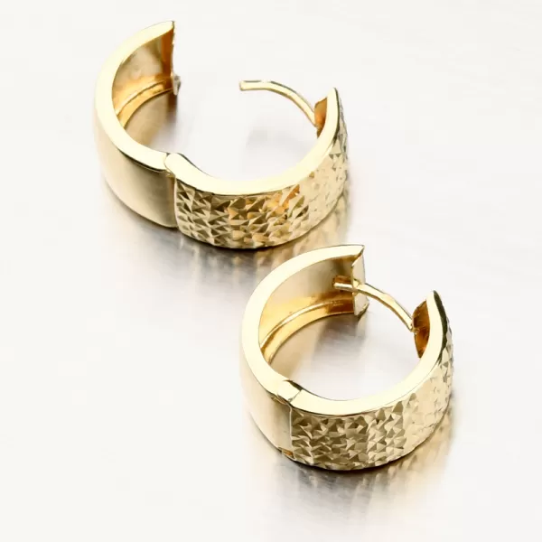 Obojstranné zlaté kruhy PKL22-045