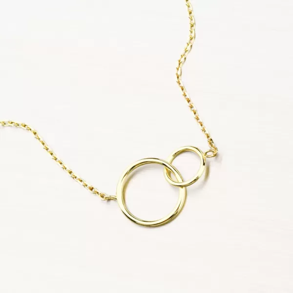 Strieborný pozlátený náhrdelník PKL-5016