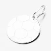 Strieborný prívesok futbalová lopta PAMŠ-130036-Ag