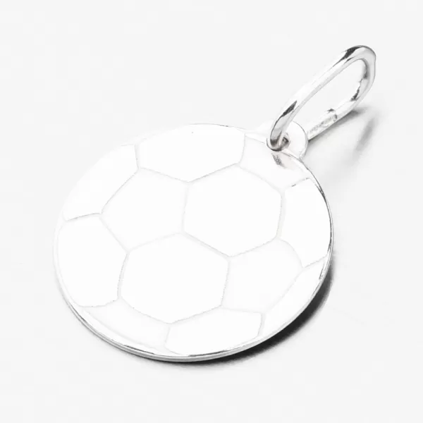 Strieborný prívesok futbalová lopta PAMŠ-130036-Ag