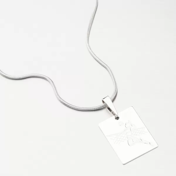 Strieborný prívesok volejbal PAMŠ-130776-Ag