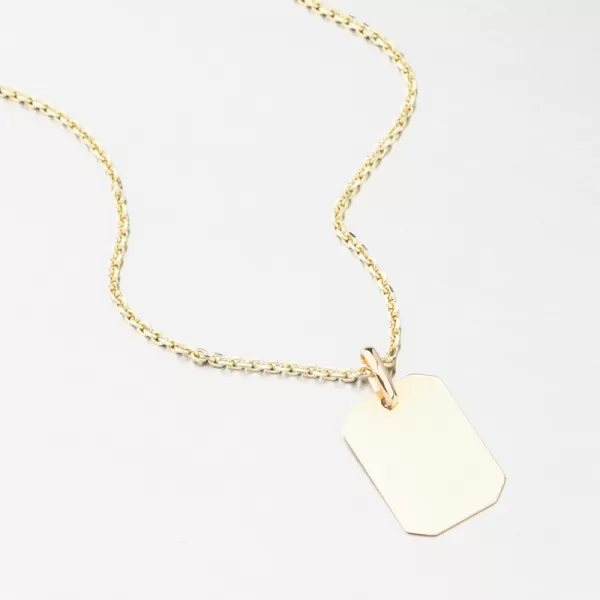 Prívesok tanier - zlato 585 GCA13-006