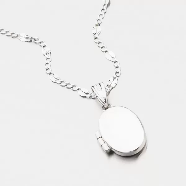 Medailón z bieleho zlata na fotku 13R-409