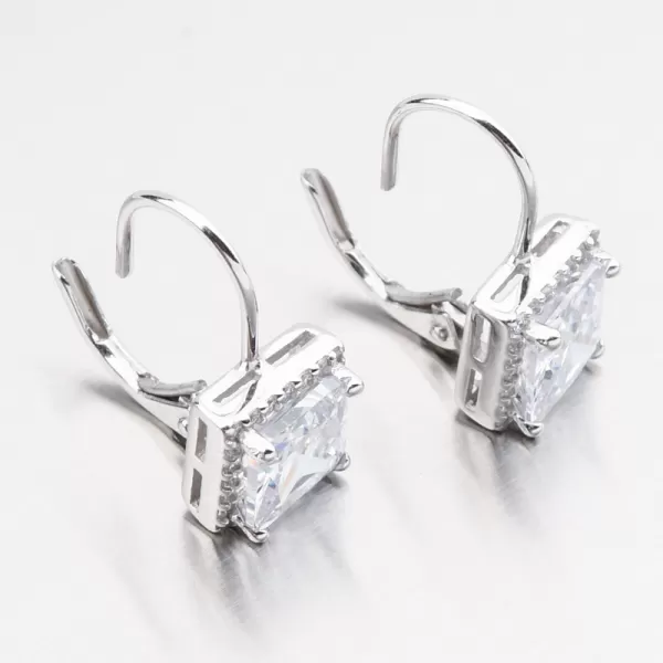 Strieborné náušnice so zirkónmi PKL-2279