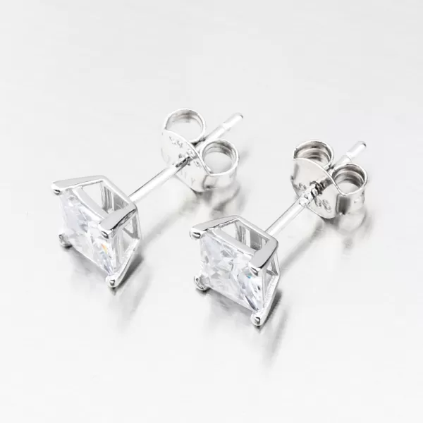 Strieborné náušnice kôstky so zirkónom UPST-122554
