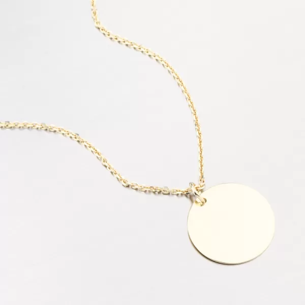 Zlatý okrúhly prívesok 53p-373-zl