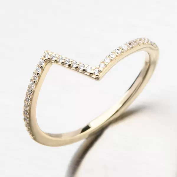 Zlatý prsteň so zirkónmi 71SKL-4834-ZL