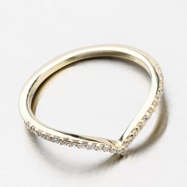 Zlatý prsteň so zirkónmi 71SKL-4824-ZL