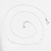 Náhrdelník z bieleho zlata porazil srdcový rytmus 15R-048