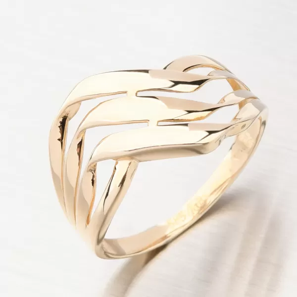 Zlatý prsteň - zlato 585 GCA11-004