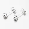 Strieborné náušnice kôstky UPST-12215-5