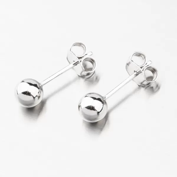 Strieborné náušnice kôstky UPST-12215-5