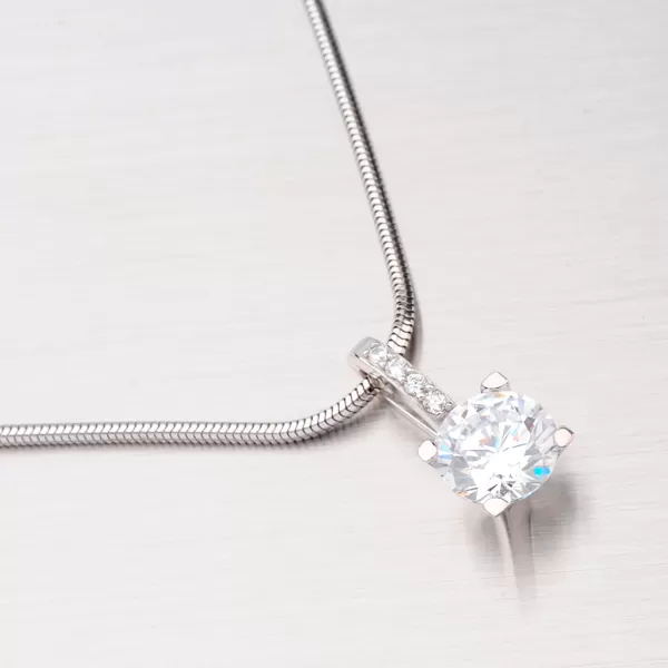 Prsteň z bieleho zlata so zirkónmi GZ2417B