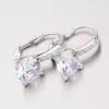 Náušnice z bieleho zlata so zirkónmi GZ2419B
