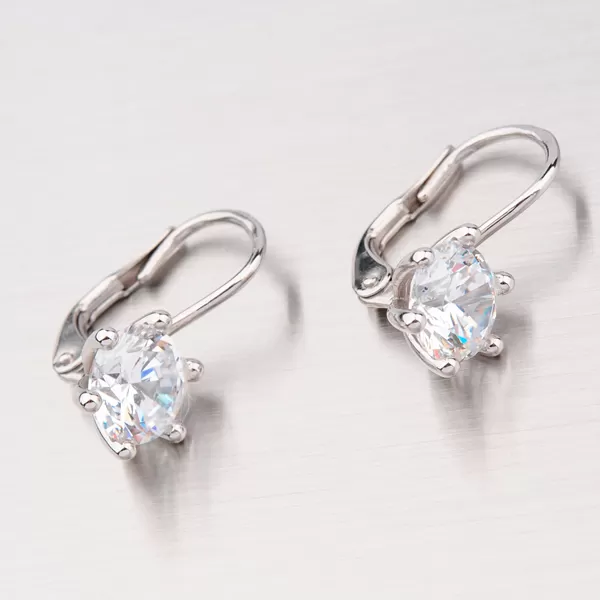 Náušnice z bieleho zlata GZ2484B