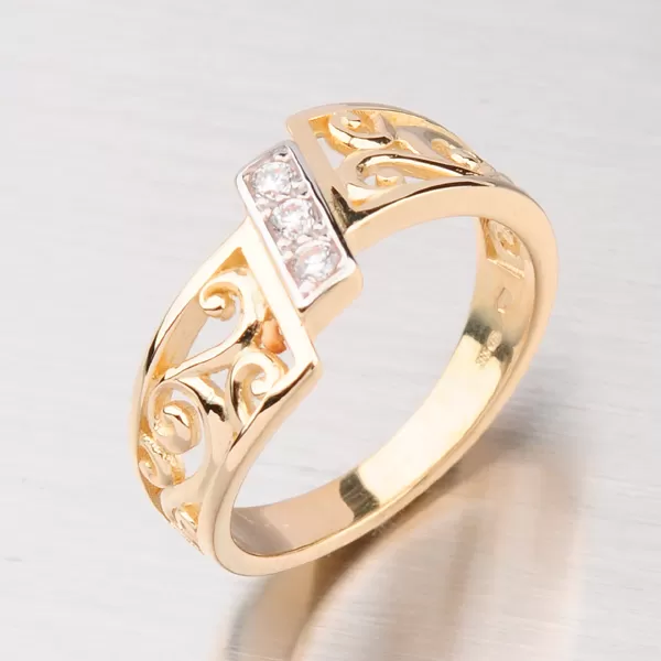 Prsteň zo žltého zlata GZ2374