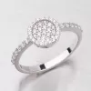 Prsteň so zirkónmi GZ2506B