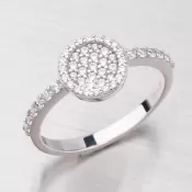 Prsteň so zirkónmi GZ2506B