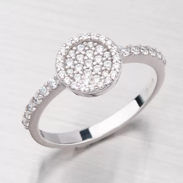 Prsteň so zirkónmi GZ2506B