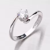 Zlatý prsteň so zirkónom GZ1588B