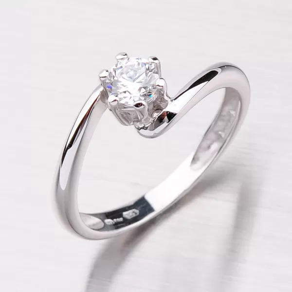 Zlatý prsteň so zirkónom GZ1588B