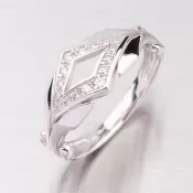 Prsteň z bieleho zlata GZ2145B