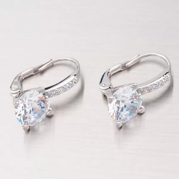 Prívesok z bieleho zlata so zirkónmi GZ2481B