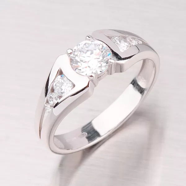 Prsteň so zirkónmi GZ2352B