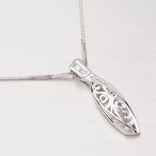 Prívesok zlatý so zirkónmi GZ2148B