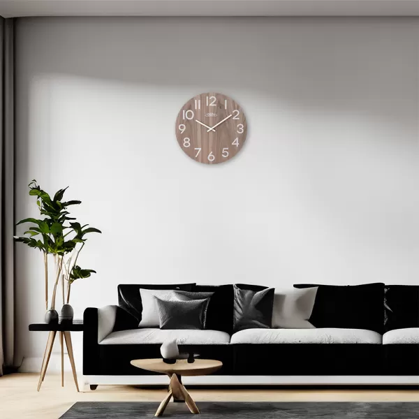 Nástenné hodiny PRIM Genuine Veneer - C E07P.4245.5400