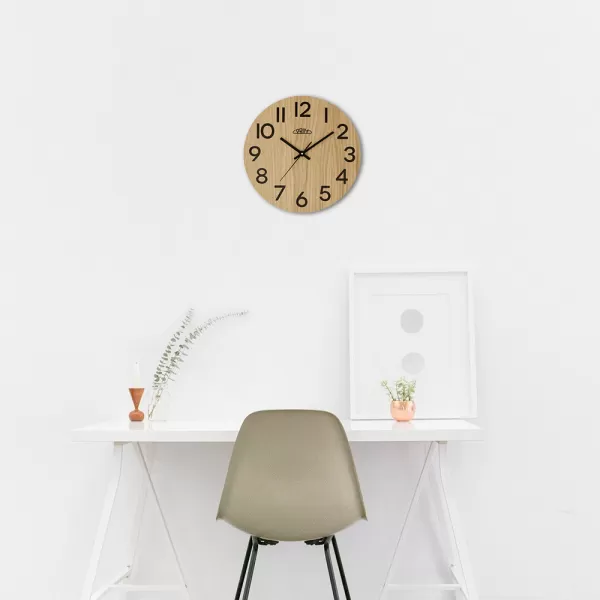 Nástenné hodiny PRIM Genuine Veneer - B E07P.4245.5190