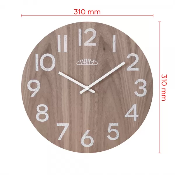 Nástenné hodiny PRIM Genuine Veneer - C E07P.4245.5400