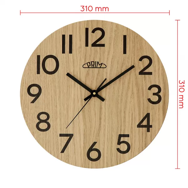 Nástenné hodiny PRIM Genuine Veneer - B E07P.4245.5190