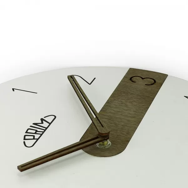 Nástenné hodiny PRIM Clear Timber E01P.4128.00