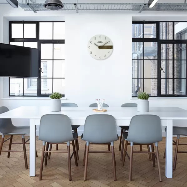 Nástenné hodiny PRIM Clear Timber E01P.4128.00